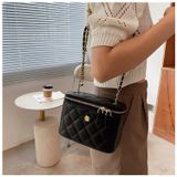  Túi đeo chéo nữ da chần ô sang trọng dự tiệc, xuống phố hàng Quảng Châu xịn chất đẹp phom chuẩn balo Xinh Xinh mã VP48 