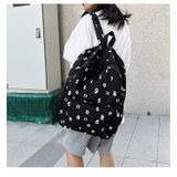  Balo họa tiết số,chữ nền đen kích thước to đi học, du lịch cho học sinh các cấp, sinh viên nam nữ vừa laptop, A4 