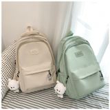  Balo dù trơn đơn giản cho học sinh, ba lo đi học, cặp sách cấp 2, 3, sinh viên, đi du lịch đựng vừa laptop BLXX01 