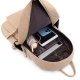  Balo da PU Xinh Xinh thời trang Hàn Quốc nam nữ phom lớn đi học du lịch mẫu mới cỡ to đơn giản 