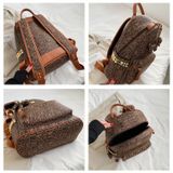  Balo da size to họa tiết sinh động, sang trọng cho nam nữ, ba lô đi học, đi làm, du lịch chất PU, kích thước 31x37 HTGM 