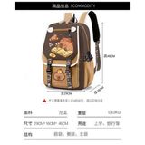  Balo capybara Xinh Xinh đi học nam nữ cỡ lớn nhiều ngăn mẫu mới BV98 