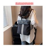  Balo nắp gập công sở nữ sang trọng quý phái, kích thước 30x31 vừa A4, ba lô đi làm, đi chơi Vp46 