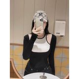  Áo yếm cổ tay dài Freesize 