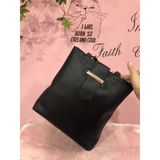  Túi tole bag chất da Pu vừa size A4 đơn giản tiện lợi, FTT6 