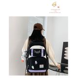  Balo học sinh mẫu mới phong cách Hàn Quốc, cặp sách đi học, ba lô đựng laptop size lớn đựng vừa laptop, du lịch hellobow 