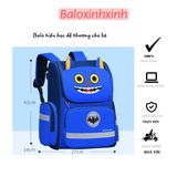  Balo học sinh cấp 1, cặp sách tiều học cho bé trai, bé gái lớp 1, lớp 2 size to dễ thương giá rẻ BLXXCG02 