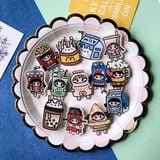  Huy hiệu gài áo, ghim balo, pin cài dễ thương, nhiều mẫu đa dạng 
