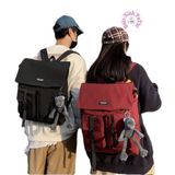  Balo nam nữ, nắp gập đi học, du lịch, đựng laptop BV69 