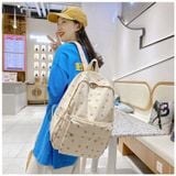  Balo hoạ tiết nữ hoa hồng nhí các mẫu dạo phố, đi học, cặp sách học sinh 