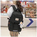  Balo nắp cài phản quan BV72, nhiều ngăn đựng vừa lap lớn, phù hợp học sinh sinh viên, nam nữ 