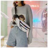  Túi bao tử dây kéo ánh màu, túi bao tử nam, túi bao tử nữ FT16 