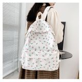  Balo hoa nhí nữ, kiểu dáng Hàn Quốc nhẹ nhàng dễ thương, phom vừa đi học, du lịch, đi làm chất dù đẹp 