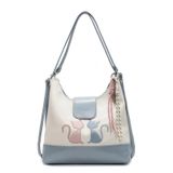  Balo kiêm túi tole Xinh Xinh hình mèo cao cấp, mẫu mới cho nữ đi làm, công sở, di lịch cỡ vừa LB76 