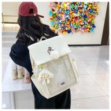  Balo Xinh Xinh mẫu mới phối lưới thời trang, cặp đi học sinh, sinh viên kích cỡ lớn chất dù mã VP86 