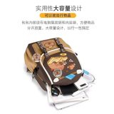  Balo capybara Xinh Xinh đi học nam nữ cỡ lớn nhiều ngăn mẫu mới BV98 