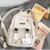  Balo đi học, cặp sách học sinh, sinh vừa, size vừa a4, laptop TR20 