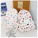  Balo hoạ tiết tim hoa dễ thương, hot trend balo nữ, học sinh sinh viên. 