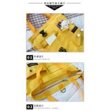  Túi Tole kiêm balo đi học, đi chơi dễ thương, chất bố mềm dày dặn, size lớn đựng được sách vở, đồ dùng cá nhân 