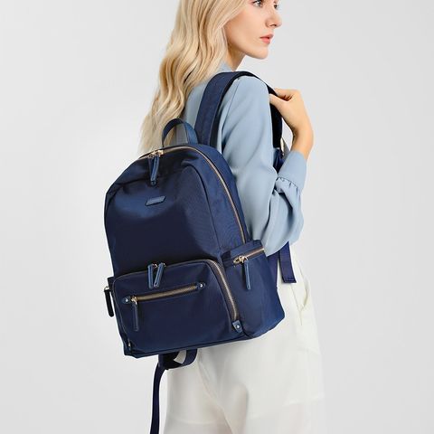  Balo nữ đi học đi chơi Xinh Xinh cỡ vừa chất canvas trơn nhỏ gọn, ba lô đẹp công sở cao cấp, hàng Quảng Châu xịn VP51 