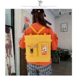  Túi tole kiêm balo, không kèm gấu cà rốt và thỏ, chất vải bố mềm dày dặn, phù hợp đi học, đi dạo phố 