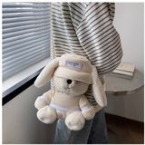  Túi đeo chéo thỏ bông trắng xinh xắn, đáng yêu 