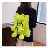  Balo chần bông ếch xanh Xinh Xinh mẫu mới đẹp cho nam nữ, túi cặp cao cấp, hàng Quảng Châu, thú bông quà tặng BLXX14 