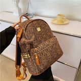  Balo da size to họa tiết sinh động, sang trọng cho nam nữ, ba lô đi học, đi làm, du lịch chất PU, kích thước 31x37 HTGM 