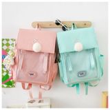  Balo Xinh Xinh mẫu mới phối lưới thời trang, cặp đi học sinh, sinh viên kích cỡ lớn chất dù mã VP86 