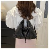  Ba lô Xinh Xinh kiêm túi tole chất da, balo nữ đính nơ mẫu mới giá rẻ, túi đeo vai công sở 