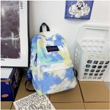  Balo bông hoạ tiết màu loang độc lạ đi học đi chơi học sinh sinh viên 