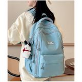  Ba lô đi học nhiều ngăn Xinh Xinh, cặp sách học sinh, túi các cấp trơn đơn giản mẫu mới hàn quốc 