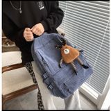  Balo chất nhung trơn dày, kiểu dáng Hàn Quốc 