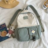  BALO HỌC SINH ĐI HỌC NHIỀU NGĂN PHỐI MÀU DỄ THƯƠNG PH20 