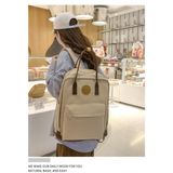  Balo kiêm túi Xinh Xinh cỡ to máy tính thời trang nữ nhiều màu đi học, du lịch vải canvas mã VP91 