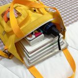  Túi tole kiêm balo túi phối màu,  có thể đựng sách vở, A4, chất vải bố dày dặn, thích hợp đi học, đi dạo phố 