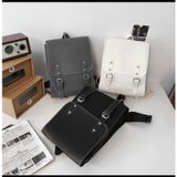  Balo da nắp gập đi học, đi chơi form vuông cổ điển, chất da PU đẹp, mã LB52 