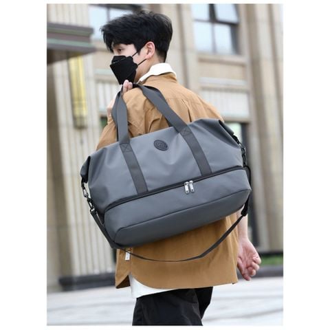  Túi thể thao ngăn giày riêng cho nam nữ cỡ to Xinh Xinh chất da TPU mềm mịm kháng nước tốt 