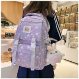  Balo học sinh, cặp sách sinh viên hoạ tiết ngựa Poni size lớn đựng laptop 