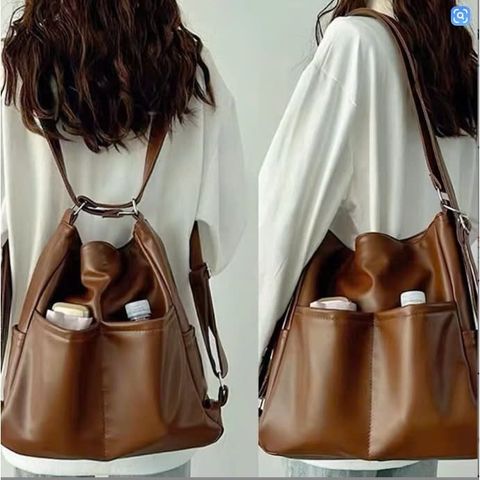  Balo kiêm túi da Xinh Xinh mẫu mới 2 trong 1 kiểu hàn sang trọng thời trang nữ túi xách đeo vai 