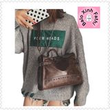  Túi da công sở mềm viền đá  FEDORA GEMMA FTT13 