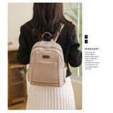  Balo dù trơn đơn giản size vừa A4 nhỏ gọn đi học thêm, đi làm cho nữ, túi đeo vai mẫu mới phong cách Hàn Quốc VP50 