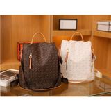  Balo da Xinh Xinh họa tiết MK công sở nữ vừa A4 kiểu dang thời trang cổ điển túi đeo vai mẫu mới 