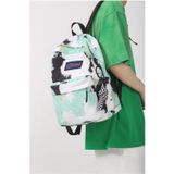  Balo bông hoạ tiết màu loang độc lạ đi học đi chơi học sinh sinh viên 