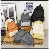  Balo học sinh, cặp sách sinh viên basic phối màu bắt mắt, đơn giản cho nam nữ 