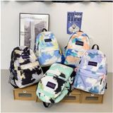  Balo bông hoạ tiết màu loang độc lạ đi học đi chơi học sinh sinh viên 