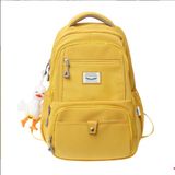  Balo khoá tam giác, nhiều ngăn, balo phối lưới đi học đi chơi, đựng vừa laptop 