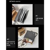  Balo da nắp gập đi học, đi chơi form vuông cổ điển, chất da PU đẹp, mã LB52 