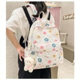  Balo hoạ tiết tim hoa dễ thương, hot trend balo nữ, học sinh sinh viên. 