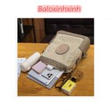  Balo da kiêm túi đeo công sở nữ, túi thời trang Hàn Quốc, kiểu đẹp sang trọng cao cấp cỡ vừa đi làm du lịch mẫu mới Lb6 